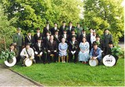 1992
Gruppenfoto des Vorstands, Hauptmann Ernst Becker