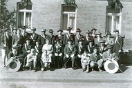 1959
Gruppenfoto des Vorstands, Hauptmann Fritz Löwer (wieder!)