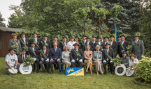 2018 Gruppenfoto des Vorstands, Hauptmann Hartmut Schmidt